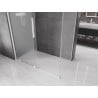 Mexen Velar cabine de douche coulissante 130 x 70 cm, givré, blanc - 871-130-070-31-20
