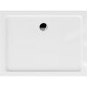 Mexen Flat receveur de douche rectangulaire slim 80 x 70 cm, Blanc, siphon Chrome - 40107080