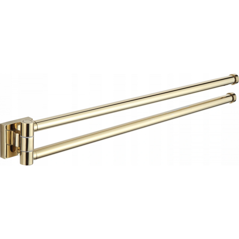 Mexen Rufo double porte-serviettes rotatif, Or - 7050925-50