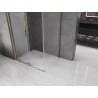 Mexen Velar cabine de douche coulissante 120 x 80 cm, givré, or - 871-120-080-31-50