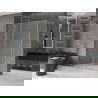 Mexen Velar cabine de douche coulissante 130 x 70 cm, givre, or - 871-130-070-31-50