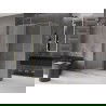 Mexen Velar cabine de douche coulissante 130 x 70 cm, givre, or - 871-130-070-31-50