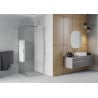 Mexen Rio cabine de douche carrée 80 x 80 cm, bandes, chrome - 860-080-080-01-20