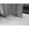 Mexen Velar cabine de douche coulissante 110 x 110 cm, dépoli, doré - 871-110-110-31-50