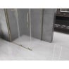 Mexen Velar cabine de douche coulissante 130 x 100 cm, givrée, dorée - 871-130-100-31-50