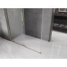 Mexen Velar cabine de douche coulissante 160 x 75 cm, givre, or - 871-160-075-31-50