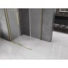 Mexen Velar cabine de douche coulissante 120 x 75 cm, givré, or brossé - 871-120-075-31-55