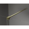 Mexen Velar cabine de douche coulissante 120 x 80 cm, givré, or brossé - 871-120-080-31-55