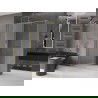 Mexen Velar cabine de douche coulissante 140 x 85 cm, givrée, or brossé - 871-140-085-31-55