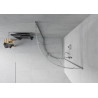 Mexen Rio cabine de douche semi-circulaire 70 x 70 cm, transparente, chromée - 863-070-070-01-00