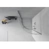 Cabine de douche Mexen Rio demi-ronde 80 x 80 cm, transparente, chrome - 863-080-080-01-00