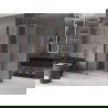 Mexen Velar cabine de douche coulissante 120 x 120 cm, givre, or rose - 871-120-120-31-60
