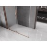 Mexen Velar cabine de douche coulissante 160 x 85 cm, givre, or rose - 871-160-085-31-60
