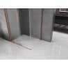 Mexen Velar cabine de douche coulissante 100 x 75 cm, givrée, cuivre brossé - 871-100-075-31-65