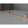 Mexen Velar cabine de douche coulissante 110 x 85 cm, dépoli, cuivre brossé - 871-110-085-31-65