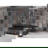 Mexen Velar cabine de douche coulissante 100 x 100 cm, givre, cuivre brossé - 871-100-100-31-65