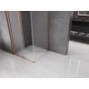 Mexen Velar cabine de douche coulissante 90 x 90 cm, givré, cuivre brossé - 871-090-090-31-65