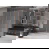 Mexen Velar cabine de douche coulissante 140 x 80 cm, dépoli, cuivre brossé - 871-140-080-31-65