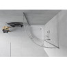 Mexen Rio cabine de douche semi-circulaire 90 x 90 cm, transparent, chrome + receveur, blanc - 863-090-090-01-00-4710