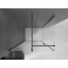 Mexen Velar cabine de douche coulissante 120 x 80 cm, dépoli, gun gray brossé - 871-120-080-31-66