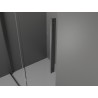 Mexen Velar cabine de douche coulissante 120 x 90 cm, givré, gris gun brossé - 871-120-090-31-66