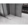 Mexen Velar cabine de douche coulissante 110 x 110 cm, givrée, gris canon brossé - 871-110-110-31-66