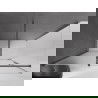 Mexen Velar cabine de douche coulissante 140 x 75 cm, givré, gris anthracite brossé - 871-140-075-31-66