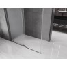 Mexen Velar cabine de douche coulissante 160 x 80 cm, givre, gris canon brossé - 871-160-080-31-66