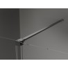 Mexen Velar cabine de douche coulissante 130 x 80 cm, givre, gris canon brossé - 871-130-080-31-66
