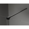 Mexen Velar cabine de douche coulissante 110 x 70 cm, givré, noir - 871-110-070-31-70