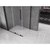 Mexen Velar cabine de douche coulissante 120 x 75 cm, givre, noir - 871-120-075-31-70
