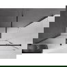 Mexen Velar cabine de douche coulissante 160 x 80 cm, verre dépoli, noir - 871-160-080-31-70