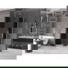 Mexen Velar Duo cabine de douche coulissante 80 x 80 cm, graphite, chrome - 871-080-080-42-01