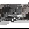 Mexen Velar Duo cabine de douche coulissante 90 x 80 cm, graphite, chrome - 871-090-080-42-01