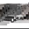 Mexen Velar Duo cabine de douche coulissante 80 x 80 cm, graphite, blanc - 871-080-080-42-20