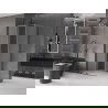 Mexen Velar cabine de douche coulissante 100 x 100 cm, dépoli, gun metal - 871-100-100-31-95