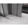 Mexen Velar cabine de douche coulissante 110 x 70 cm, givre, gun metal - 871-110-070-31-95