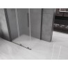 Mexen Velar cabine de douche coulissante 110 x 120 cm, givre, métal gun - 871-110-120-31-95