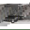 Mexen Velar Duo cabine de douche coulissante 100 x 90 cm, givrée, dorée - 871-100-090-32-50