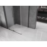 Mexen Velar cabine de douche coulissante 110 x 120 cm, givre, métal gun - 871-110-120-31-95