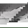 Mexen Velar cabine de douche coulissante 140 x 70 cm, givré, gun metal - 871-140-070-31-95