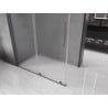 Mexen Velar cabine de douche coulissante 140 x 80 cm, givrée, gun metal - 871-140-080-31-95