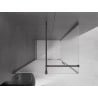 Mexen Velar cabine de douche coulissante 150 x 100 cm, givrée, métal canon - 871-150-100-31-95
