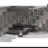 Mexen Velar Duo cabine de douche coulissante 100 x 100 cm, givré, or rose - 871-100-100-32-60