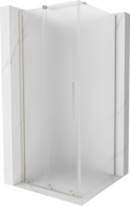 Mexen Velar cabine de douche coulissante 90 x 90 cm, givre, nickel brossé - 871-090-090-31-97