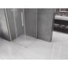 Mexen Velar cabine de douche coulissante 90 x 90 cm, givre, nickel brossé - 871-090-090-31-97