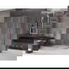 Mexen Velar Duo cabine de douche coulissante 100 x 90 cm, givrée, cuivre brossé - 871-100-090-32-65