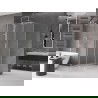 Mexen Velar cabine de douche coulissante 110 x 110 cm, givré, nickel brossé - 871-110-110-31-97