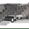 Mexen Velar cabine de douche coulissante 120 x 120 cm, givré, nickel brossé - 871-120-120-31-97