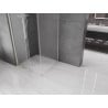 Mexen Velar cabine de douche coulissante 120 x 120 cm, givré, nickel brossé - 871-120-120-31-97